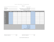 Semi-Monthly Timesheet With PTO Approval