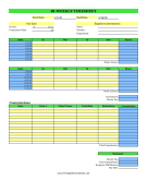 Bi-Weekly Commissions Timesheet With Deductions