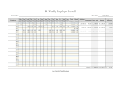 Bi-Weekly Payroll With Budget