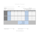 Bi-Weekly Timesheet With PTO Approval