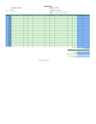 Monthly Horizontal By Task Billable