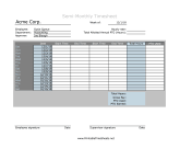 Semi-Monthly Timesheet With PTO Calculation