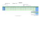 Weekly Horizontal By Task Billable
