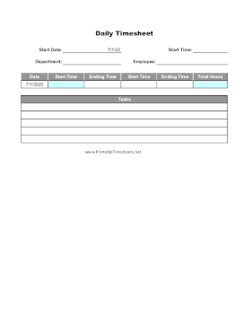 Daily Automatic Start Two Time Periods