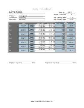 Daily Blended Rates 2