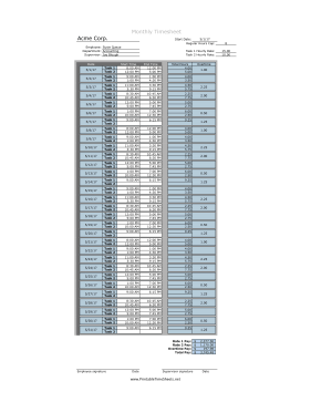 Monthly Blended Daily Overtime 2 Rates