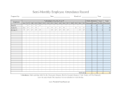 Semi-Monthly Attendance